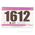 Custom Running Bib Numbers for Marathon Races